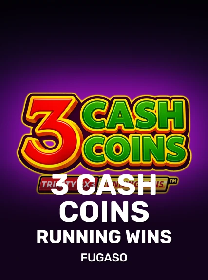 3 Cash Coins RUNNING WINS game tile